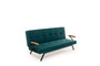 Atelier Del Sofa Sofá-Cama de 3 Plazas Verde Petróleo